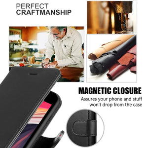 Premium Leather Flip Folio [Google Pixel 7] Wallet Case w/ Card Holder-MyPhoneCase.com