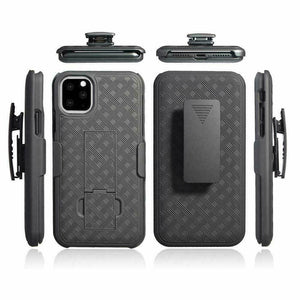 Rugged Fitted Shell [iPhone 11] Case w/ Swivel Belt Clip Holster OEM-MyPhoneCase.com