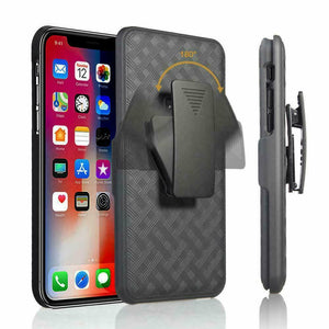 Rugged Fitted Shell [iPhone 11] Case w/ Swivel Belt Clip Holster OEM-MyPhoneCase.com