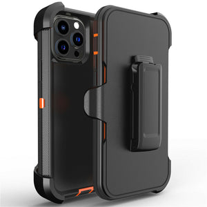 Heavy Duty Rugged Defender [iPhone 14 Plus] Case Belt Clip Holster-MyPhoneCase.com