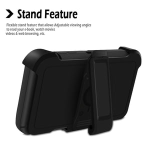 Heavy Duty Rugged Defender [Galaxy Note 10+ Plus] Case Holster - Black-MyPhoneCase.com
