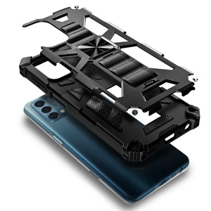 Max Armor Full-Body Metal Kickstand [OnePlus Nord N200 5G] Case - Black-MyPhoneCase.com