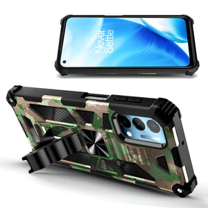 Max Armor Full-Body Metal Kickstand [OnePlus Nord N200 5G] Case - Camouflage-MyPhoneCase.com