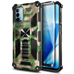 Max Armor Full-Body Metal Kickstand [OnePlus Nord N200 5G] Case - Camouflage-MyPhoneCase.com