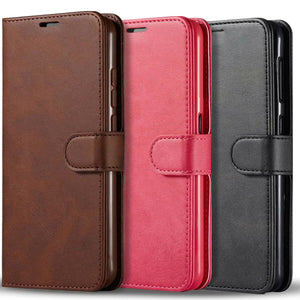 Premium Leather [Galaxy S21+ Plus] Flip Wallet Case w/ Card Holder-MyPhoneCase.com